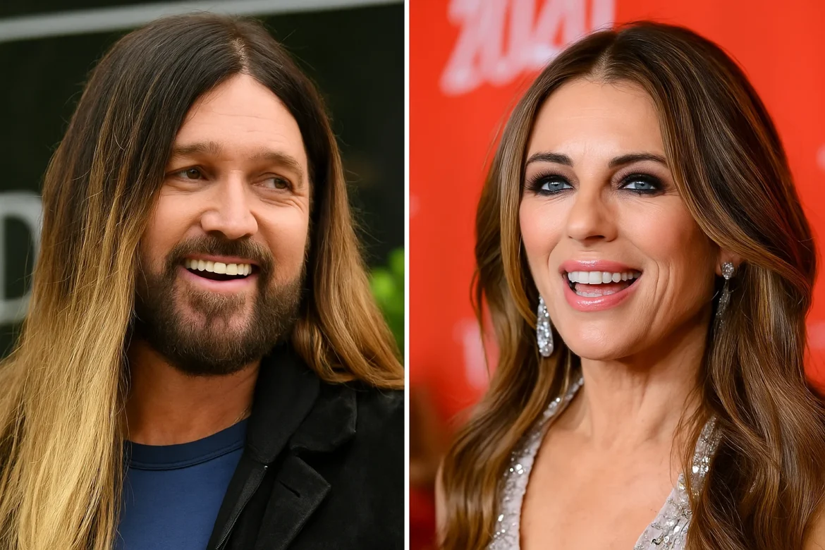 Elizabeth Hurley and Billy Ray Cyrus Go Public with Affectionate Easter Post Elizabeth Hurley and Billy Ray Cyrus Go Public with Affectionate Easter Post